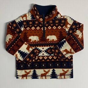 The Children's Place Baby Toddler Boys Half Zip Fleece Pullover Size 2T